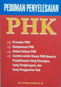 Pedoman Penyelesaian PHK