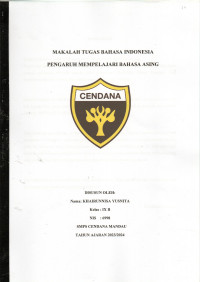 Pengaruh Mempelajari Bahasa Asing